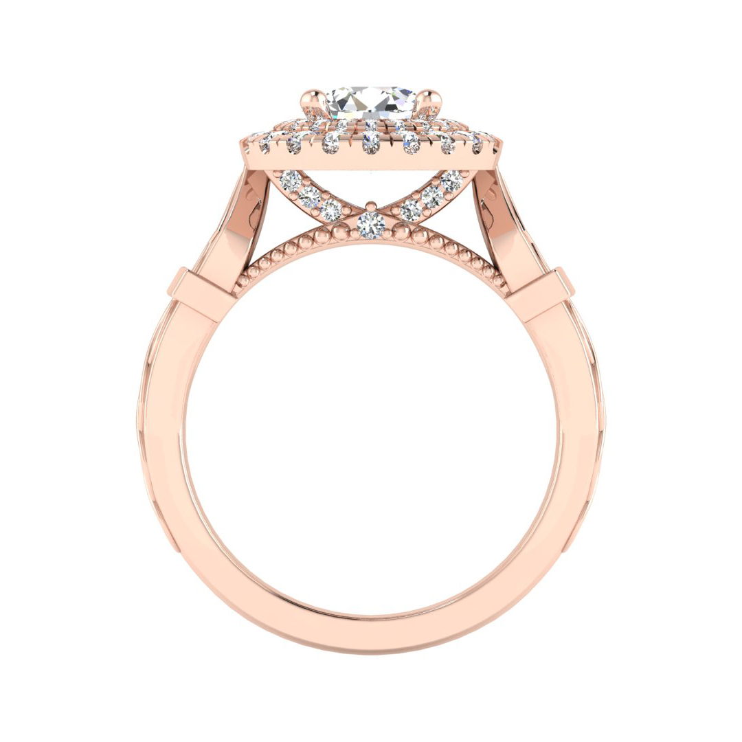 Evelynn Halo Engagement Ring